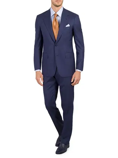 Stefano Ricci Men's Two-Button Suit - Navy Blue - Size 42 | Thumbnail 2 Stefano Ricci Men's Two-Button Suit - Navy Blue - Size 42 | Thumbnail 2