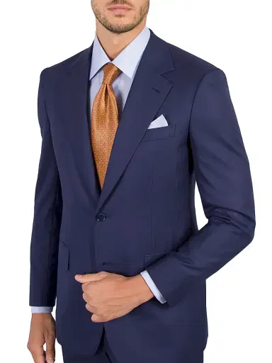 Stefano Ricci Men's Two-Button Suit - Navy Blue - Size 42 | Thumbnail 3