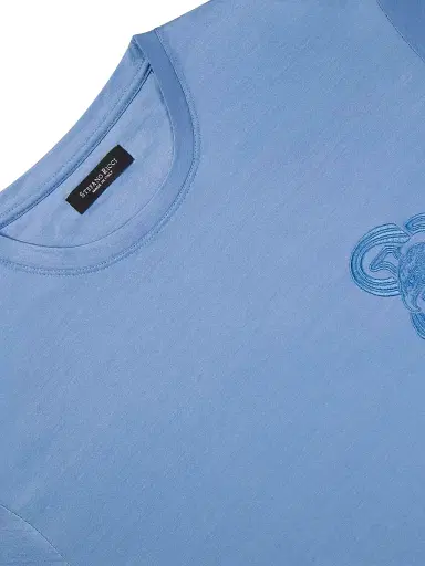 Stefano Ricci Men's T-Shirt - Cendre Blue - Size XL | Thumbnail 5