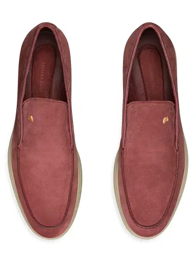 Stefano Ricci Men's Suede Slip-On Chukka Boots | Thumbnail 4 Stefano Ricci Men's Suede Slip-On Chukka Boots | Thumbnail 4
