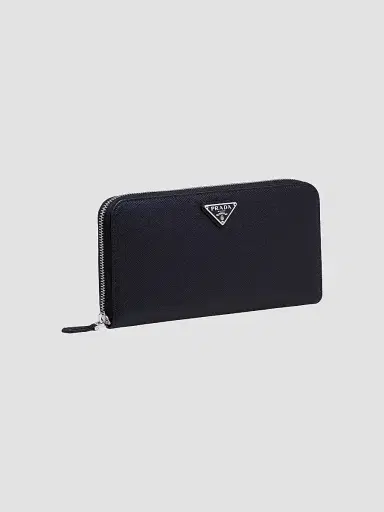 Prada Women's Saffiano Leather Wallet - Black | Thumbnail 2