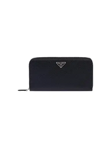 Prada Women's Saffiano Leather Wallet - Black | Thumbnail 1