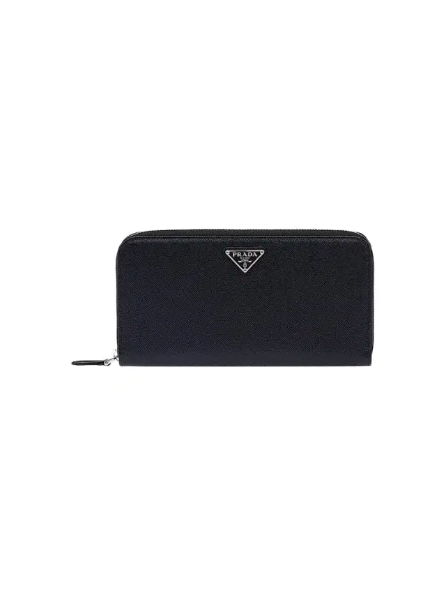 Prada Women's  Saffiano Leather Wallet - Black