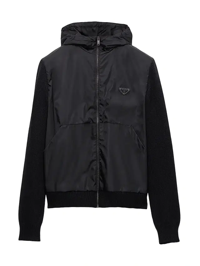 Men's Cashmere and Wool Cardigan - Black
