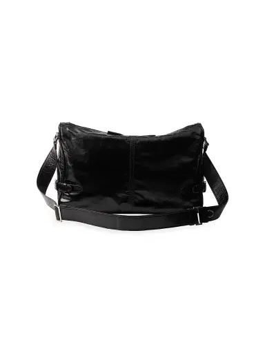 Prada Men's Leather Shoulder Bag - Black | Thumbnail 3