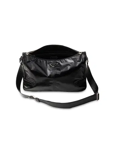 Prada Men's Leather Shoulder Bag - Black | Thumbnail 4
