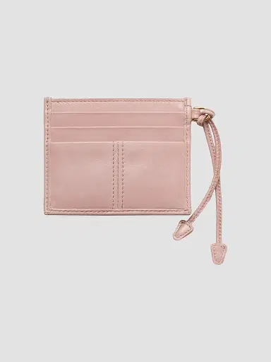 Prada Women's Leather Card Holder - Pink | Thumbnail 2 Prada Women's Leather Card Holder - Pink | Thumbnail 2