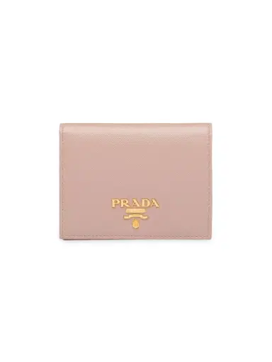 Prada Women's Saffiano Leather Wallet - Pink | Thumbnail 5 Prada Women's Saffiano Leather Wallet - Pink | Thumbnail 5