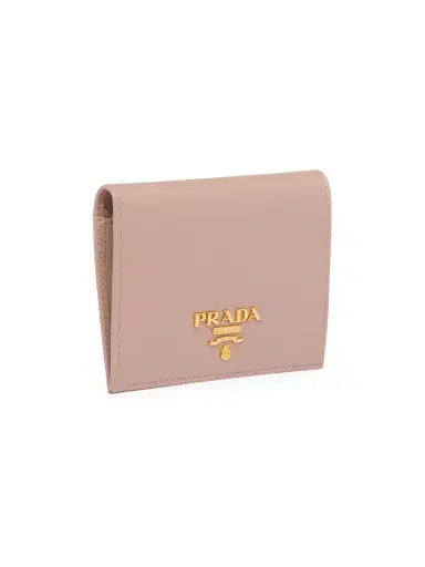 Prada Women's Saffiano Leather Wallet - Pink | Thumbnail 1 Prada Women's Saffiano Leather Wallet - Pink | Thumbnail 1