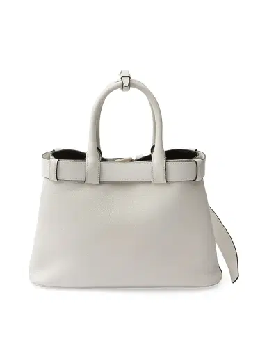 Prada Women's Buckle Medium Leather Top Handle Bag with Belt | Thumbnail 4 Prada Women's Buckle Medium Leather Top Handle Bag with Belt | Thumbnail 4