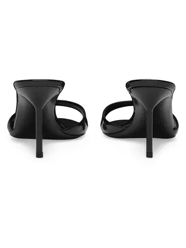 Paris Texas Women's Lidia Patent Leather Mules - Black | Thumbnail 5 Paris Texas Women's Lidia Patent Leather Mules - Black | Thumbnail 5