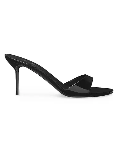 Paris Texas Women's Lidia Patent Leather Mules - Black | Thumbnail 1 Paris Texas Women's Lidia Patent Leather Mules - Black | Thumbnail 1