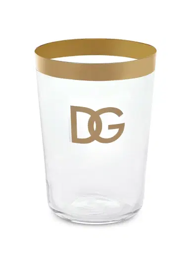 Dolce & Gabbana DG Logo 2-Piece Soft Drinks Glass Set | Thumbnail 2