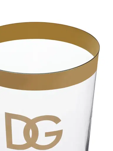 Dolce & Gabbana DG Logo 2-Piece Soft Drinks Glass Set | Thumbnail 4