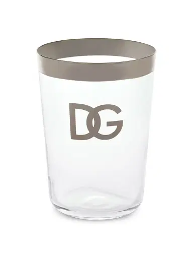 Dolce & Gabbana DG Logo 2-Piece Soft Drinks Glass Set | Thumbnail 7