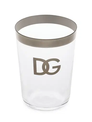 Dolce & Gabbana DG Logo 2-Piece Soft Drinks Glass Set | Thumbnail 8