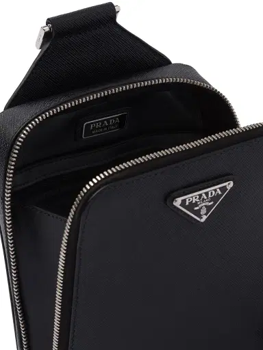 Prada Men's Brique Saffiano Leather Bag | Thumbnail 4 Prada Men's Brique Saffiano Leather Bag | Thumbnail 4