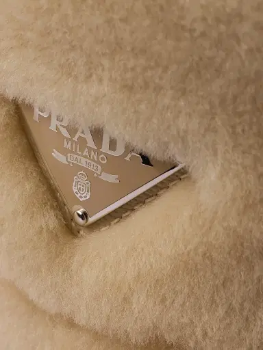 Prada Women's Shearling Bucket Hat - Khaki - Size XL | Thumbnail 3