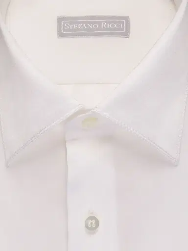 Stefano Ricci Men's Handmade Torino Shirt - Black | Thumbnail 2 Stefano Ricci Men's Handmade Torino Shirt - Black | Thumbnail 2