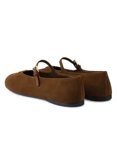 Prada Women's Suede Ballerinas | Thumbnail 3 Prada Women's Suede Ballerinas | Thumbnail 3