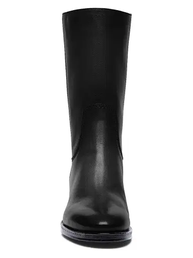 Santoni Women's Classic Leather Pull-On Boots | Thumbnail 5 Santoni Women's Classic Leather Pull-On Boots | Thumbnail 5