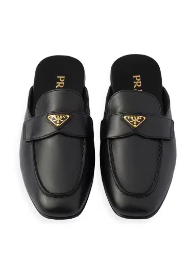 Prada Women's Leather Mules - Black - Size 5 | Thumbnail 2 Prada Women's Leather Mules - Black - Size 5 | Thumbnail 2