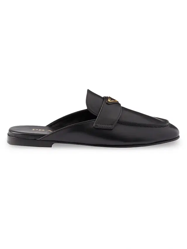 Prada Women's Leather Mules - Black