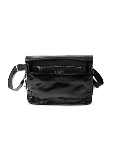 Prada Men's Leather Shoulder Bag - Black | Thumbnail 5 Prada Men's Leather Shoulder Bag - Black | Thumbnail 5