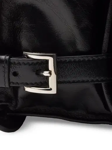 Prada Men's Leather Shoulder Bag - Black | Thumbnail 6 Prada Men's Leather Shoulder Bag - Black | Thumbnail 6