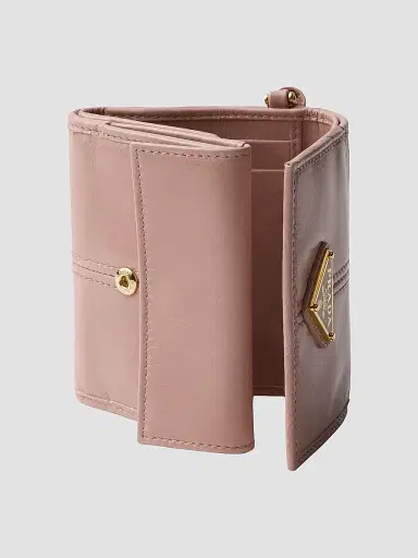 Prada Women's Small Leather Wallet - Pink | Thumbnail 4 Prada Women's Small Leather Wallet - Pink | Thumbnail 4