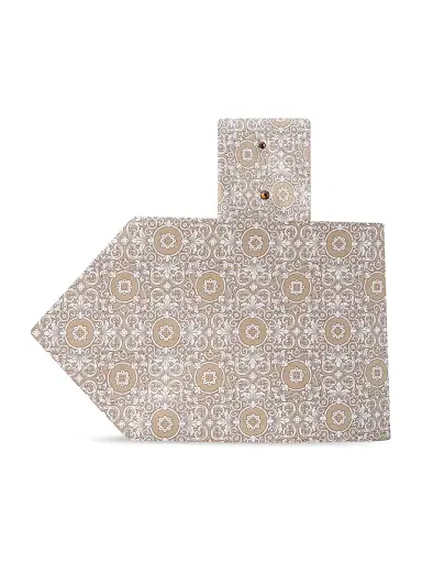 Stefano Ricci Men's Luxury Handmade Silk Tie - Beige | Thumbnail 1