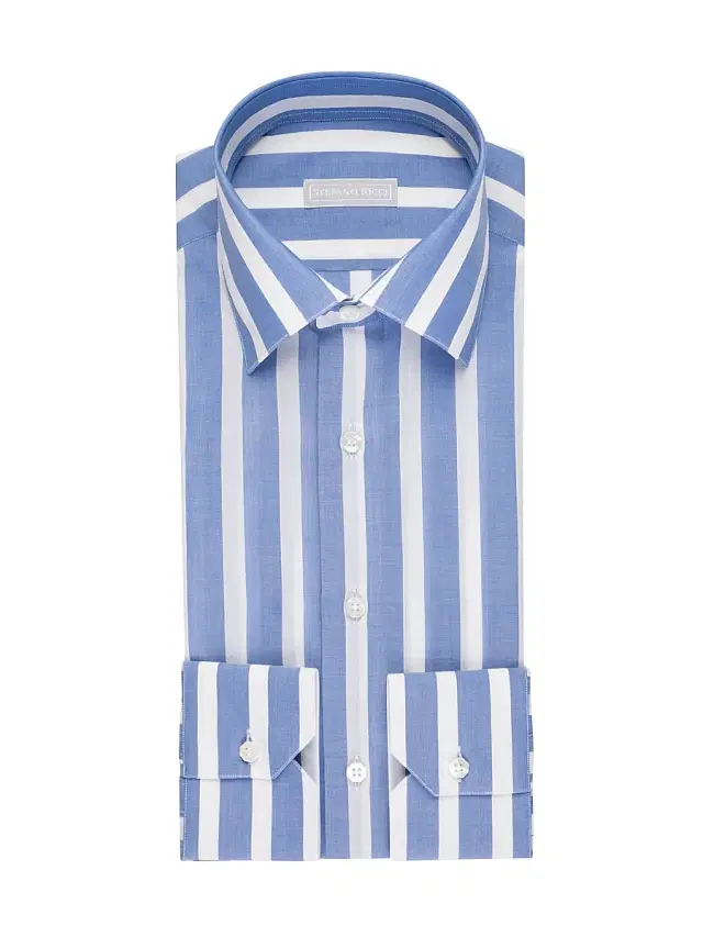 Men's Handmade Torino Shirt - Blue