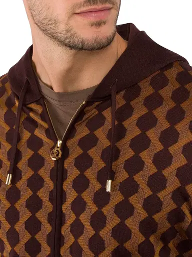 Stefano Ricci Men's Full Zip Sweater | Thumbnail 4