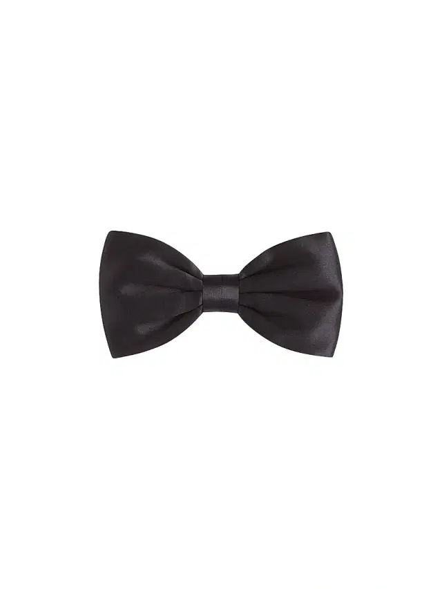 Stefano Ricci Men's Silk Bow-Tie - Black