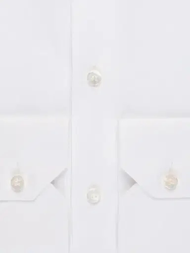Stefano Ricci Men's Handmade Linen and Silk Blend Dress Shirt - White | Thumbnail 3