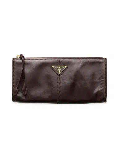 Prada Women's Leather Pouch - Dark Pink | Thumbnail 17