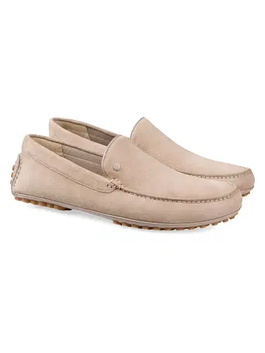 Stefano Ricci Men's Suede Driving Shoes - Medium Beige - Size 9 | Thumbnail 2 Stefano Ricci Men's Suede Driving Shoes - Medium Beige - Size 9 | Thumbnail 2
