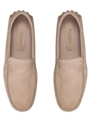 Stefano Ricci Men's Suede Driving Shoes - Medium Beige - Size 9 | Thumbnail 4 Stefano Ricci Men's Suede Driving Shoes - Medium Beige - Size 9 | Thumbnail 4