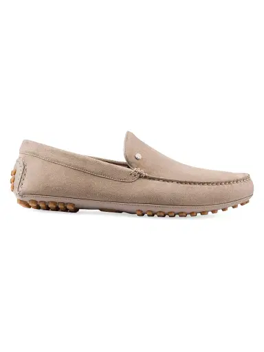 Stefano Ricci Men's Suede Driving Shoes - Medium Beige - Size 9 | Thumbnail 1 Stefano Ricci Men's Suede Driving Shoes - Medium Beige - Size 9 | Thumbnail 1