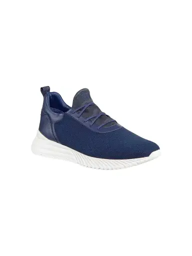Stefano Ricci Men's Calfskin Leather Sneakers - Navy - Size 6.5 | Thumbnail 1