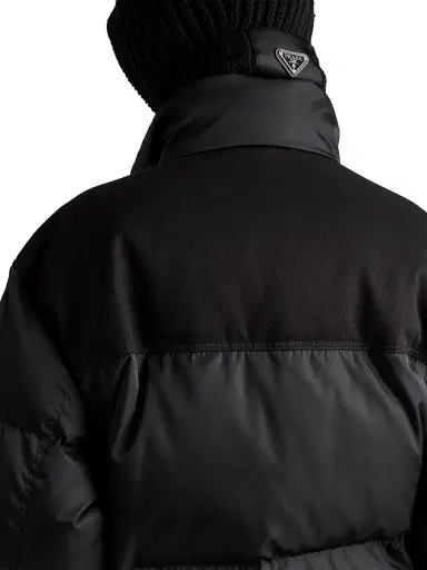 Prada Men's Cropped Re-Nylon Down Jacket - Black - Size XXL | Thumbnail 5 Prada Men's Cropped Re-Nylon Down Jacket - Black - Size XXL | Thumbnail 5