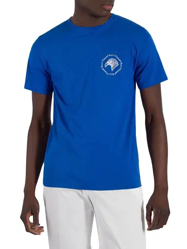 Stefano Ricci Men's Crewneck T-Shirt - Bright Blue - Size XXL | Thumbnail 2