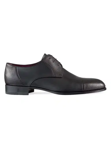 Stefano Ricci Men's Calfskin Derbies - Black - Size 7.5 | Thumbnail 1