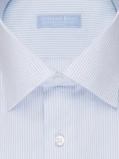 Stefano Ricci Men's Handmade Cotton Dress Shirt | Thumbnail 2 Stefano Ricci Men's Handmade Cotton Dress Shirt | Thumbnail 2