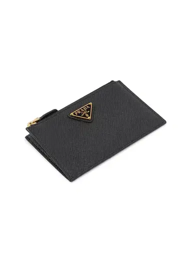 Prada Women's Saffiano Leather Card Holder | Thumbnail 2 Prada Women's Saffiano Leather Card Holder | Thumbnail 2