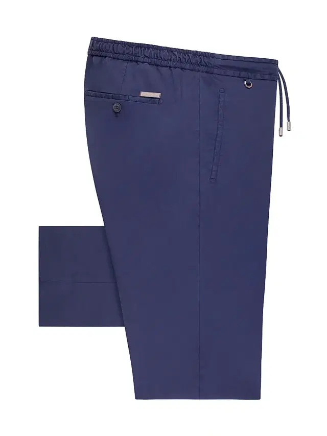 Stefano Ricci Men's Casual Trousers - Blue