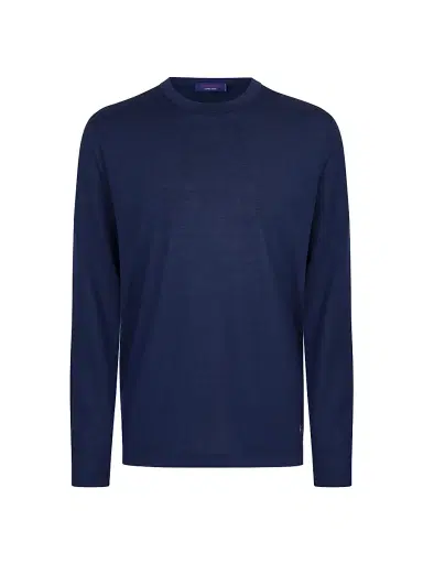 Stefano Ricci Men's Crewneck T-Shirt - Blue | Thumbnail 1