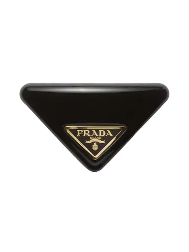 Prada Women's Plexiglas Hair Clip - Black | Thumbnail 1