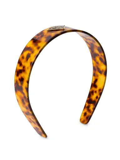 Prada Women's Headband with Triangle Logo | Thumbnail 1 Prada Women's Headband with Triangle Logo | Thumbnail 1