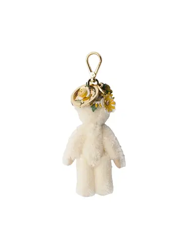 Prada Women's Bear Trick Keychain - White | Thumbnail 3 Prada Women's Bear Trick Keychain - White | Thumbnail 3